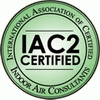 Certified by International Association of Certified Indoor Air Consultants